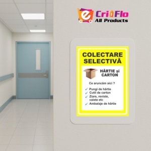 Indicator Colectare selectiva, Sticker autocolant - Img 5