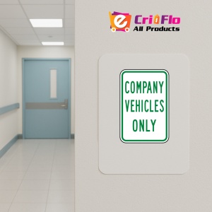 Indicator Company Vehicles Only Sign, Sticker autocolant - Img 5