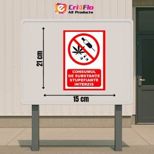 Indicator Consumul de substante interzis, Sticker autocolant - Img 2