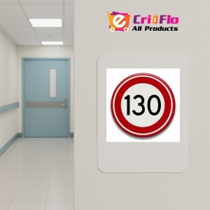 Indicator cu viteza maxima de 80 km pe ora, Sticker autocolant - Img 4