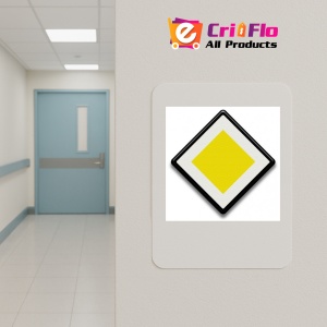 Indicator de circulatie pentru drum cu prioritare, Sticker autocolant - Img 4