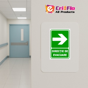 Indicator De securitate iesire in dreapta, Sticker autocolant - Img 4