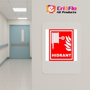 Indicator De semnalizare hidrant, Sticker autocolant - Img 4