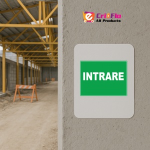 Indicator De siguranta pentru intrare, Sticker autocolant - Img 5