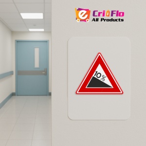 Indicator Deal abrupt in jos, Sticker autocolant - Img 4