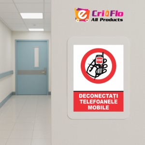 Indicator Deconectati telefoanele mobile, Sticker autocolant - Img 5