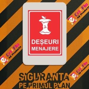 Indicator Deseuri menajere, Sticker autocolant - Img 3