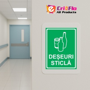 Indicator Deseuri sticla, Sticker autocolant - Img 5