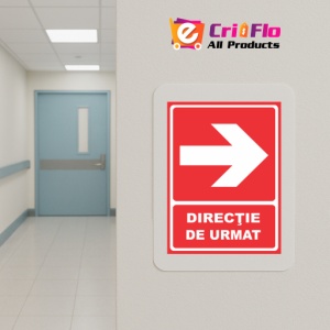 Indicator Directie de urmat dreapta, Sticker autocolant - Img 5