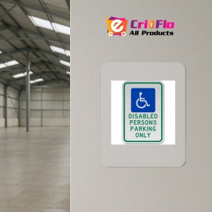 Indicator Disabled Persons Parking Only Sign, Sticker autocolant - Img 4