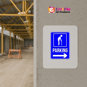Indicator Elderly Parking Only Sign, Sticker autocolant - Img 5