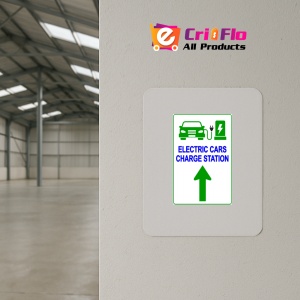 Indicator Electric Vehicle Charging Station Sign, Sticker autocolant - Img 3