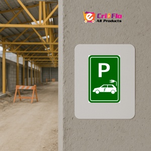 Indicator Electric Vehicle Parking, Sticker autocolant - Img 5