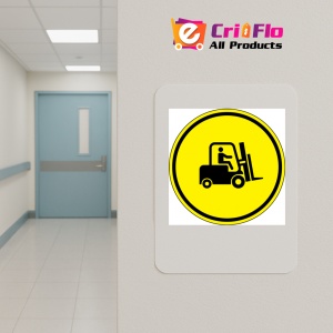 Indicator Eticheta de podea pentru trafic cu stivuitoare, Sticker autocolant - Img 4
