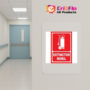 Indicator Extinctor mobil, Sticker autocolant - Img 4