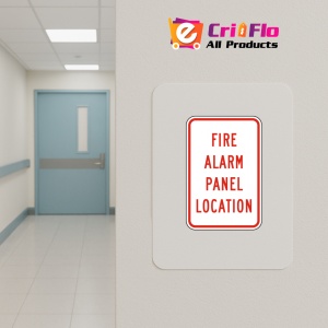 Indicator Fire Alarm Panel Location Sign, Sticker autocolant - Img 4