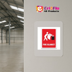 Indicator FIRE BLANKET SIGNS, Sticker autocolant - Img 3