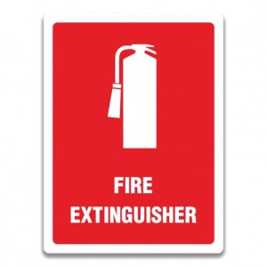 Indicator FIRE EXTINGUISHER SIGNAGE, Sticker autocolant