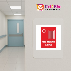 Indicator FIRE HYDRANT HOSE SIGN, Sticker autocolant - Img 4