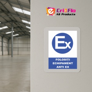 Indicator Folositi echipament anti ex, Sticker autocolant - Img 4
