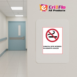 Indicator Fumatul este interzis in aceasta locatie, Sticker autocolant - Img 4