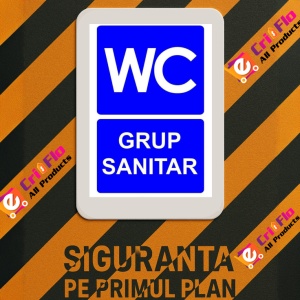Indicator Grup sanitar indicator de obligativitate, Sticker autocolant - Img 3