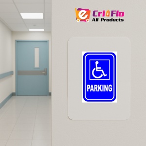 Indicator Handicap Parking sign, Sticker autocolant - Img 4