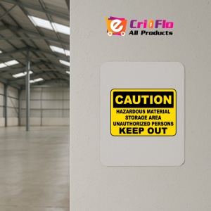 Indicator Hazardous Material Storage Area Sign, Sticker autocolant - Img 3