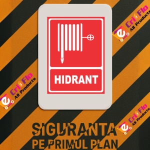 Indicator Hidrant 3, Sticker autocolant - Img 3