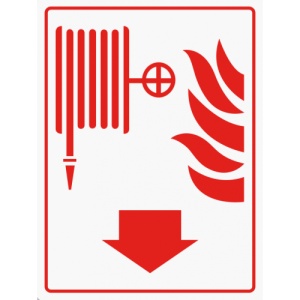 Indicator Hose hydrant Sign, Sticker autocolant