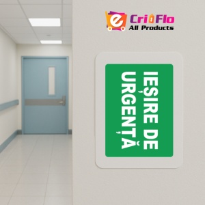 Indicator Iesire de urgenta, Sticker autocolant - Img 5