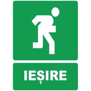Indicator Iesire v1, Sticker autocolant - Img 1