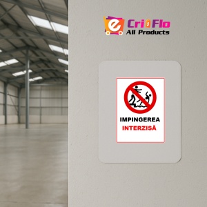 Indicator Impingerea interzisa, Sticker autocolant - Img 3
