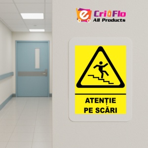Indicator Indicator atentie pe scari, Sticker autocolant - Img 5