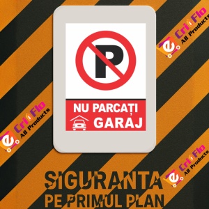 Indicator Indicator nu parcati garaj, Sticker autocolant - Img 3