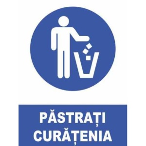 Indicator Indicator pastrati cuatenia, Sticker autocolant
