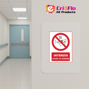 Indicator Interzis lucru cu sudura, Sticker autocolant - Img 4