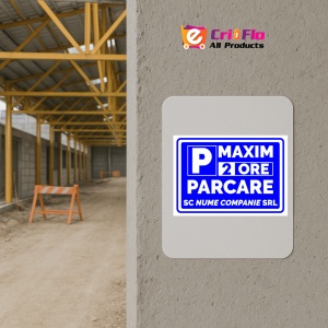 Indicator Maxim 2 ore parcare, Sticker autocolant - Img 5