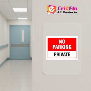 Indicator No parking private, Sticker autocolant - Img 4