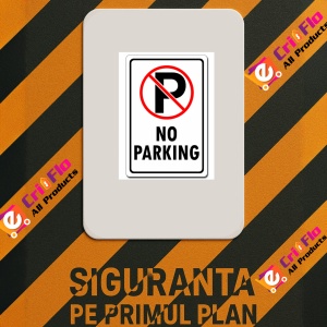 Indicator No Parking, Sticker autocolant - Img 2