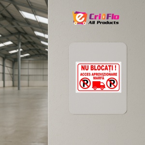 Indicator Nu blocati acces aprovizionare marfa, Sticker autocolant - Img 3