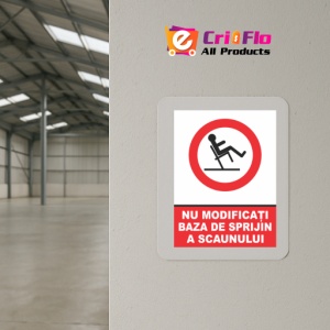 Indicator Nu modificati baza de sprijin, Sticker autocolant - Img 4