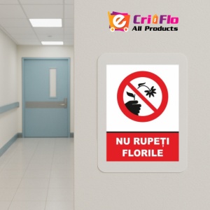 Indicator Nu rupeti florile, Sticker autocolant - Img 5