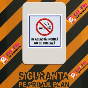 Indicator Nu se fumeaza, Sticker autocolant - Img 2