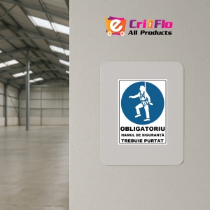 Indicator Obligatoriu hamul de siguranta trebuie purtat, Sticker autocolant - Img 3