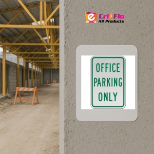 Indicator Office Parking Only Sign, Sticker autocolant - Img 5