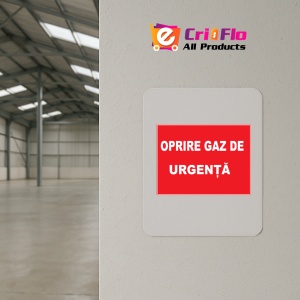 Indicator Oprire in caz de urgenta, Sticker autocolant - Img 3
