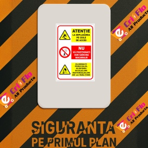 Indicator Panou pentru interiorul santierului, Sticker autocolant - Img 2