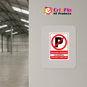 Indicator Parcare interzisa cu exceptia conducerii directiunii, Sticker autocolant - Img 3