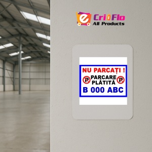 Indicator Parcari platite personalizate, Sticker autocolant - Img 3